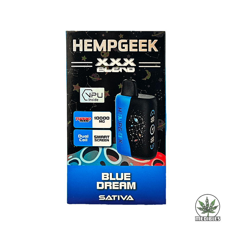 Hemp Geek XXX Blend THC Vape - Sativa, Durban Poison Apple