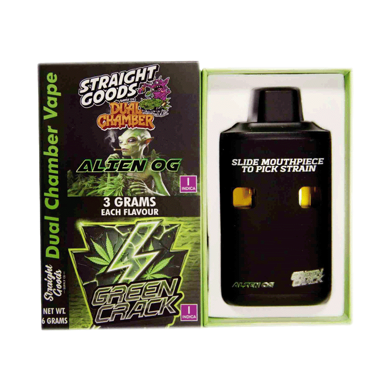 Straight Goods Dual Chamber 6G Disposable THC Vape