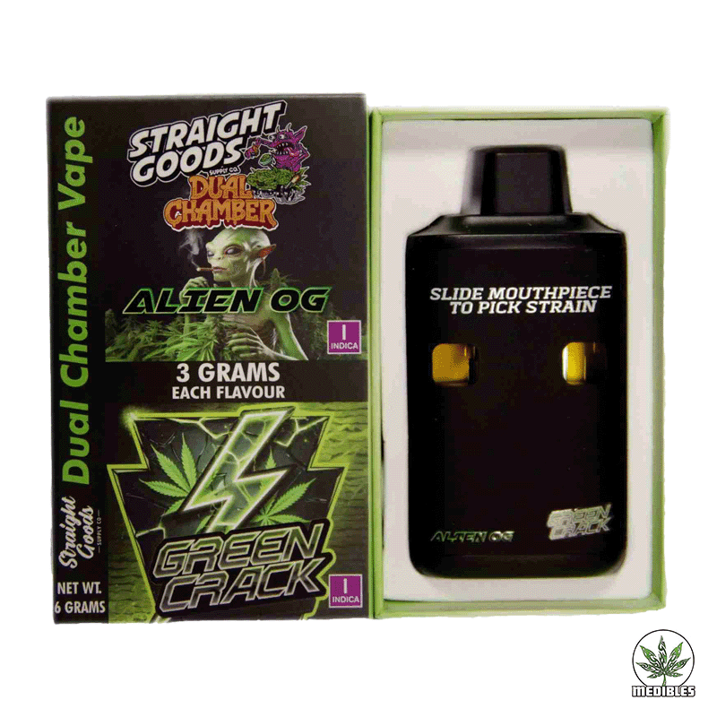 Straight Goods Dual Chamber 6G Disposable THC Vape