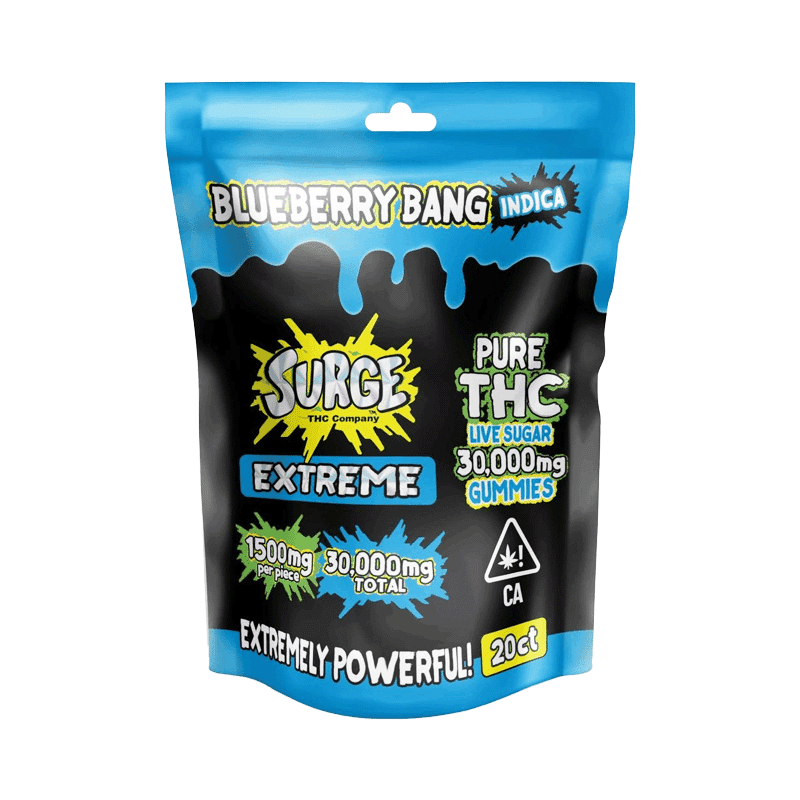 Surge Pure THC Live Sugar 30,000mg Gummies, Edibles — product photo