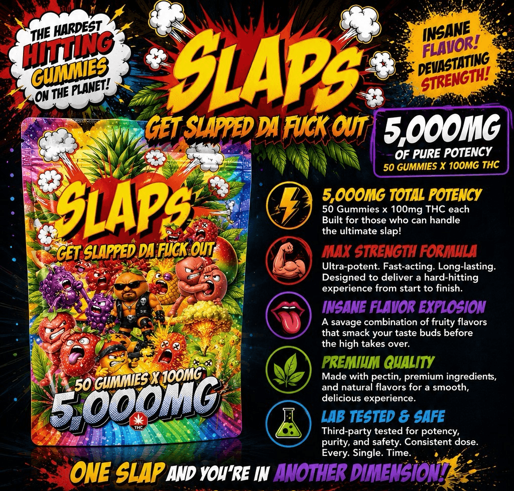 Slaps 5000MG THC Gummies