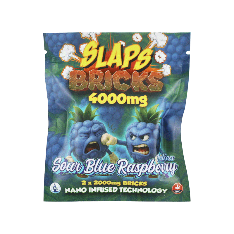 SLAPS Bricks 4000mg Nano-Infused THC Edibles