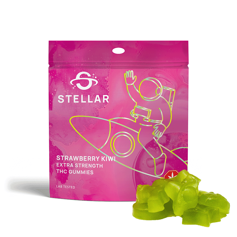 STELLAR THC STRAWBERRY KIWI GUMMIES