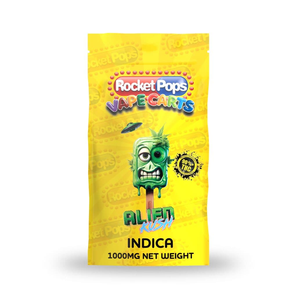 Rocket Pop 1g Vape Cart Blueberry