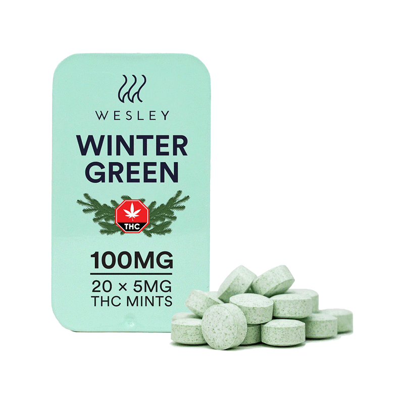 Wesley - THC Wintergreen Mints | Mohawk Medibles - Mohawk Medibles Canada