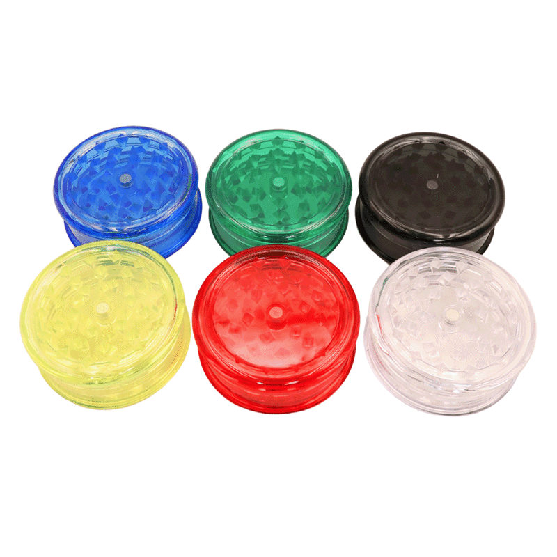 Arsenal Transparent 61mm 3-Pc Acrylic Grinder (Blue)