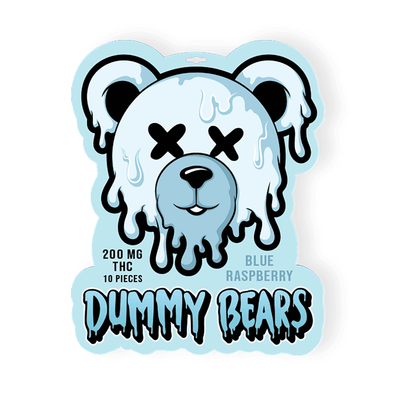 Dummy Bears THC Gummies (Blue Raspberry / 200mg)