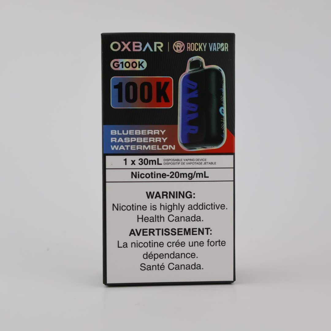 OXBAR Rocky Vapor Nic Vape 100K (Blueberry Raspberry Watermelon)