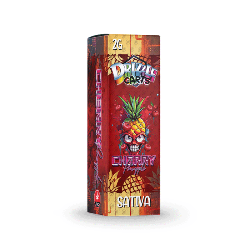 Drizzle Factory Delta-9 Vape Cartridge 2g (Sativa / Cherry Pineapple)