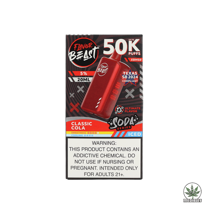 Flavour Beast 50K Max 2 USA Version (Classic Cola Iced)