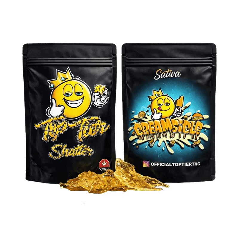 Top Tier Shatter 1g (Sativa / Creamsicle)