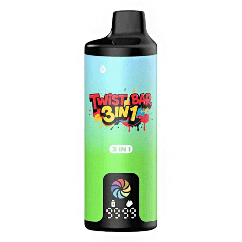 Twist Bar 3 in 1 Nicotine Vape (Miami Mint + Pink BBG + Mint)