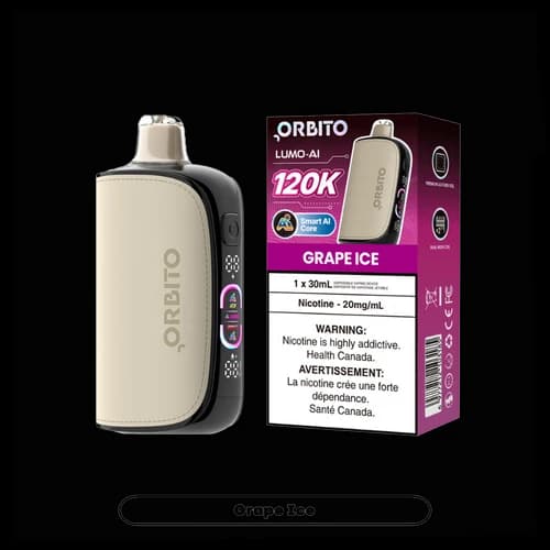 ORBITO Smart AI Nicotine Vape 120K 30ml (Grape Ice)