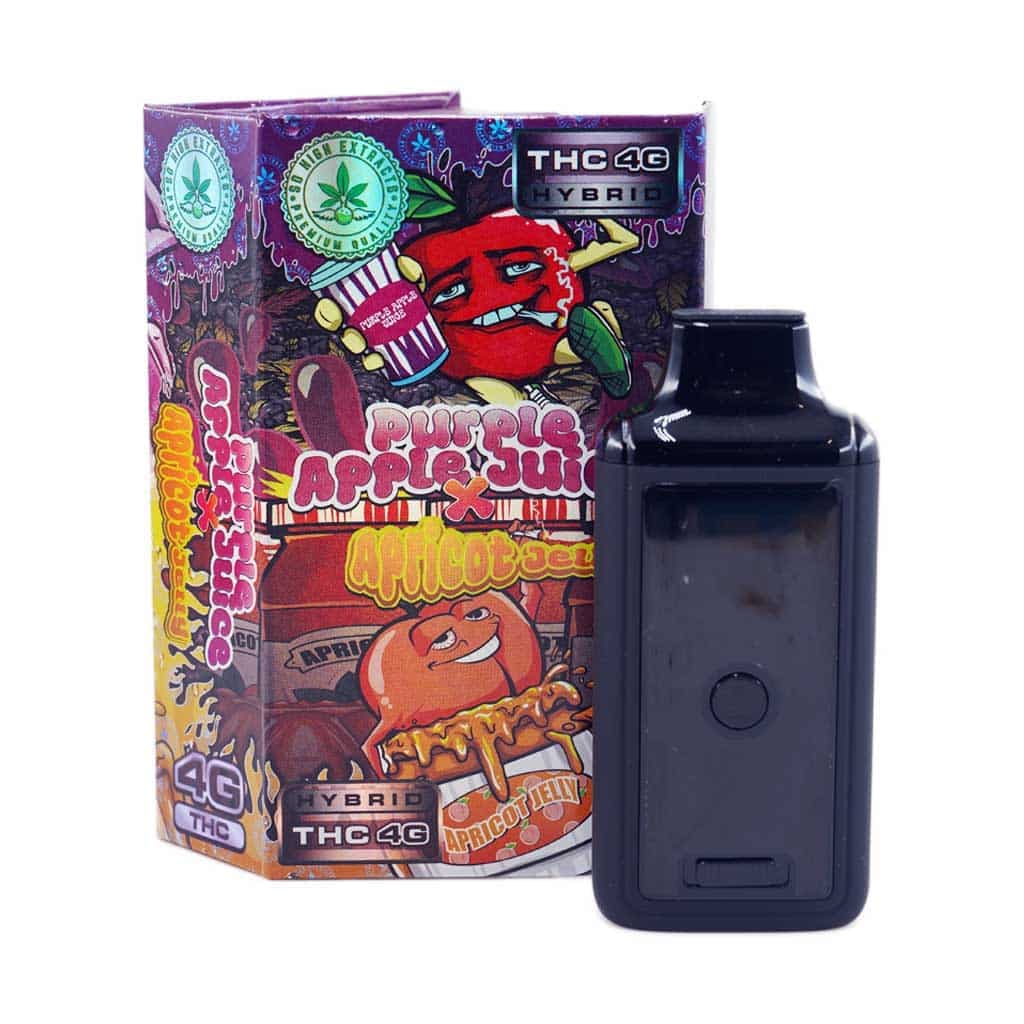 So High Extracts THC 8G Vapes (Purple Apple Juice (H) + Apricot Jelly (H))
