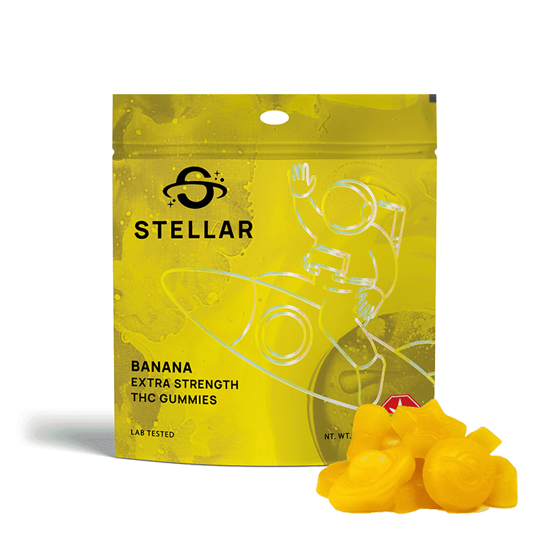 STELLAR THC BANANA GUMMIES (500mg)