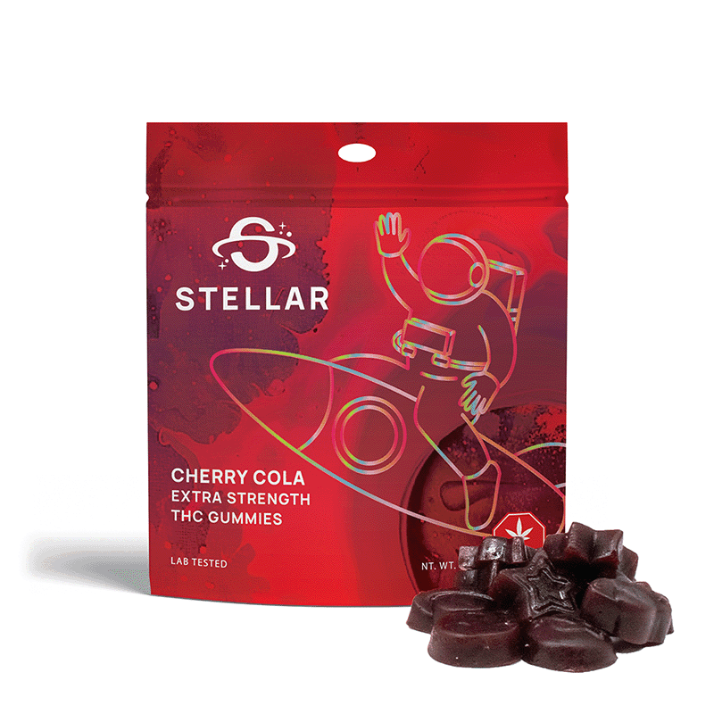 STELLAR THC CHERRY COLA GUMMIES (500mg)