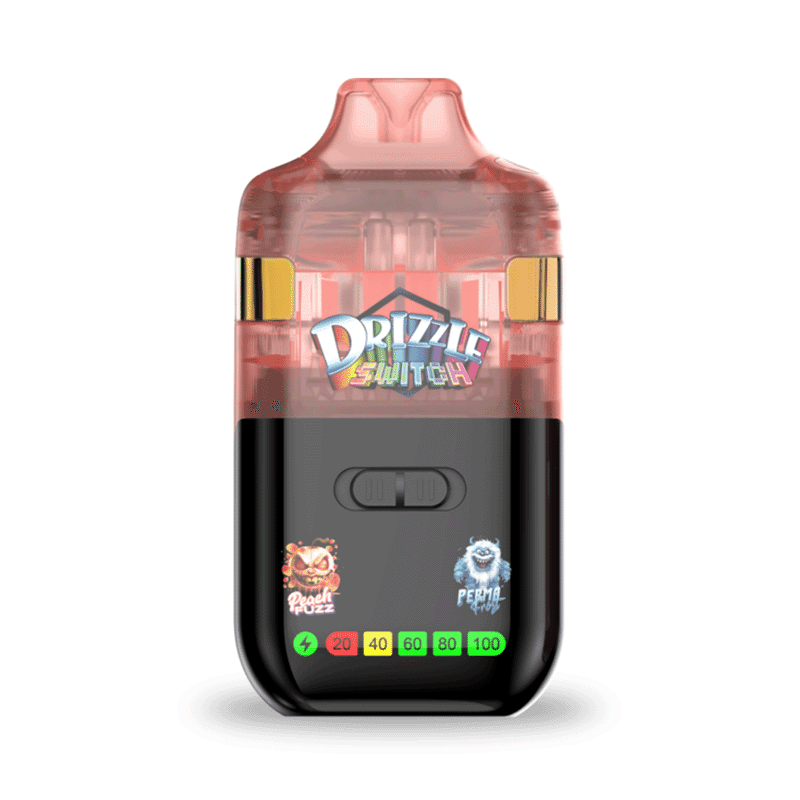 Drizzle Factory – THC Switch Vape 2g (Peach Fuzz (I) + Perma Frost (H))
