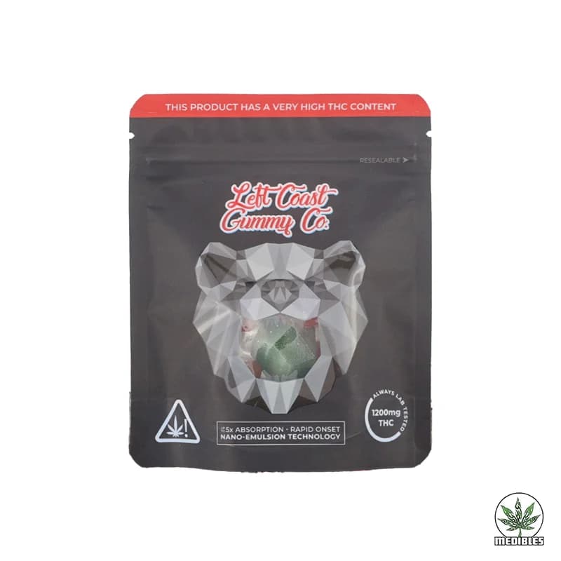 Left Coast Gummy Co. (1200mg / THC)