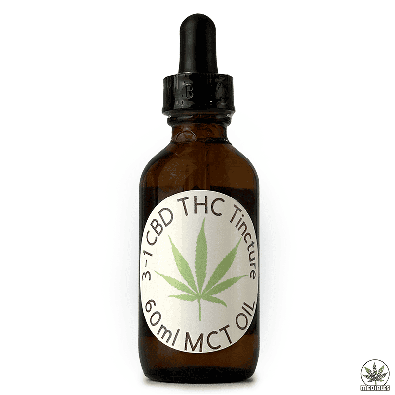Medibles 3-1 CBD THC-MCT Oil