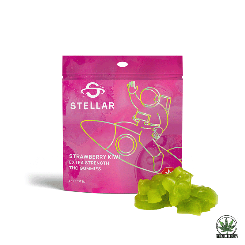STELLAR THC STRAWBERRY KIWI GUMMIES