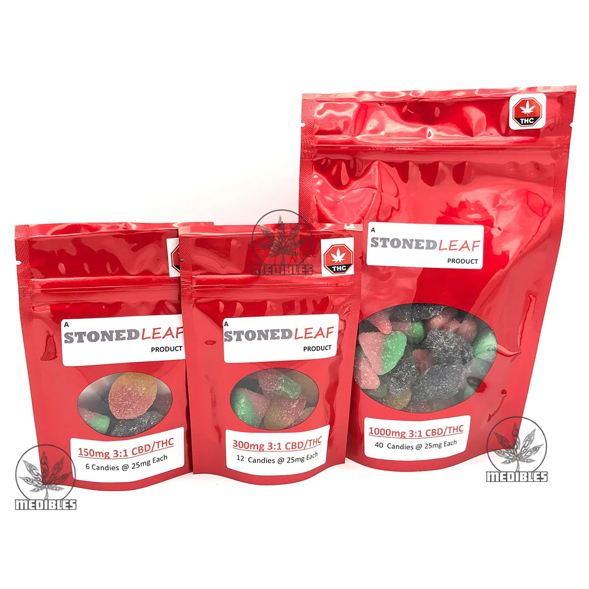 Stoned Leaf 3:1 Gummies