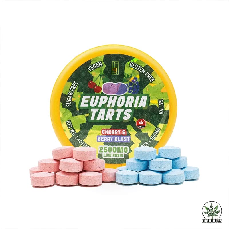 Euphoria Extractions Live Resin Tarts (Sativa / 2500mg)