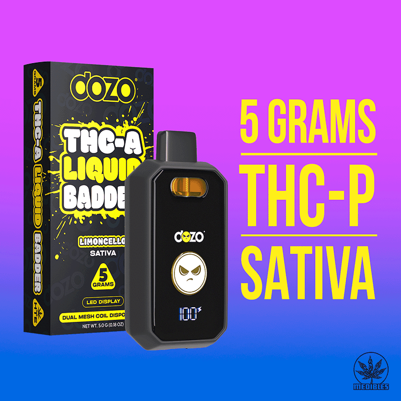 Dozo – THC-A Liquid Badder Vape 5g (Sativa / Limoncello)