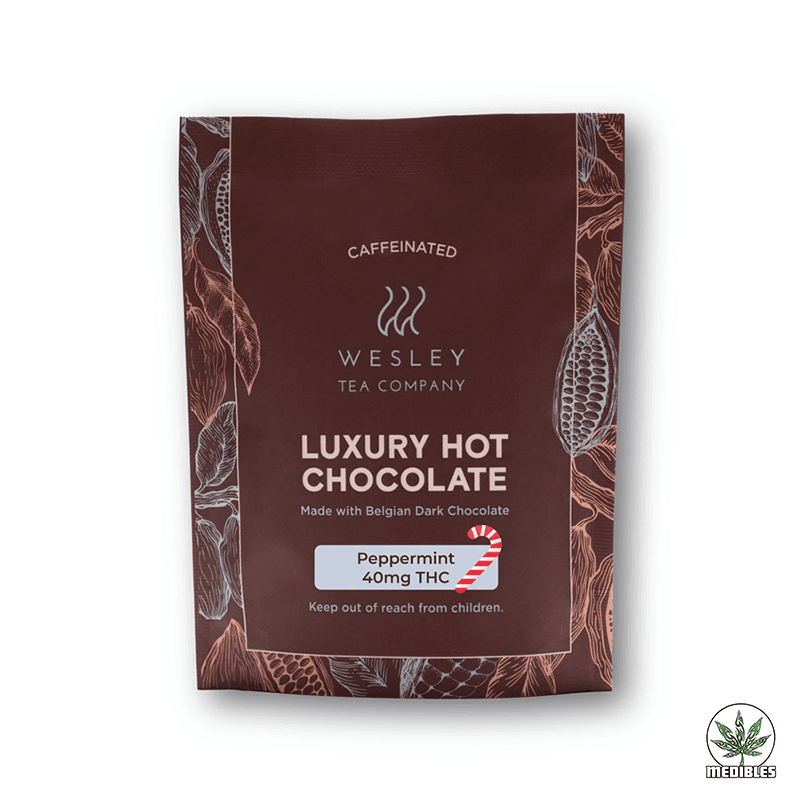 Wesley Tea Company Luxury THC Hot Chocolate 40mg (Peppermint)