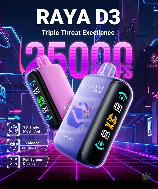 Elf Bar Raya D3 Nicotine Vape