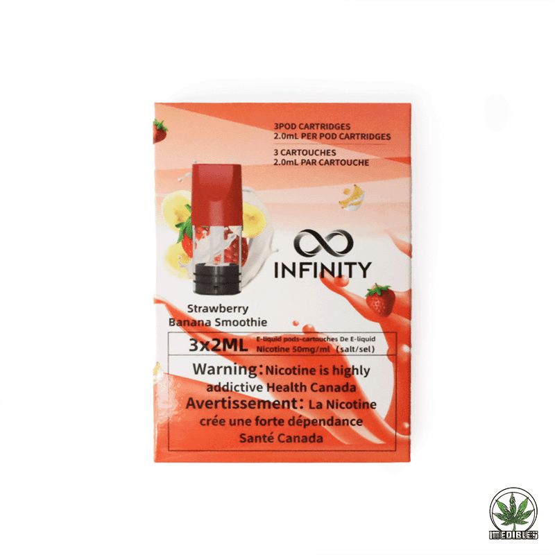 Infinity Nicotine Pods 5% (Strawberry Banana Smoothie)