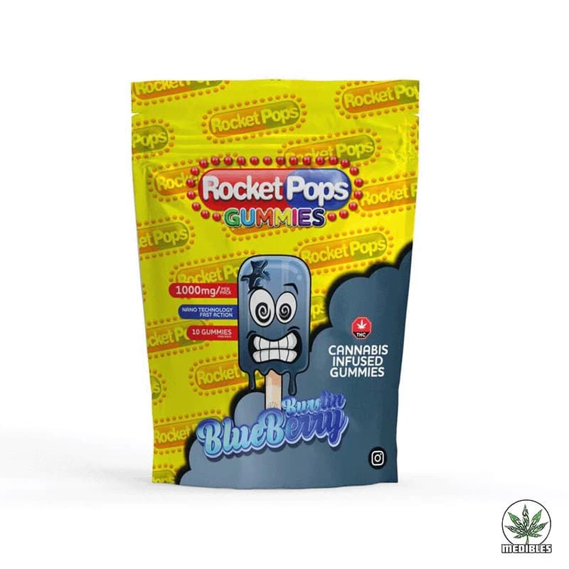 Rocket Pops 1500MG THC Gummies - Sweet Peach