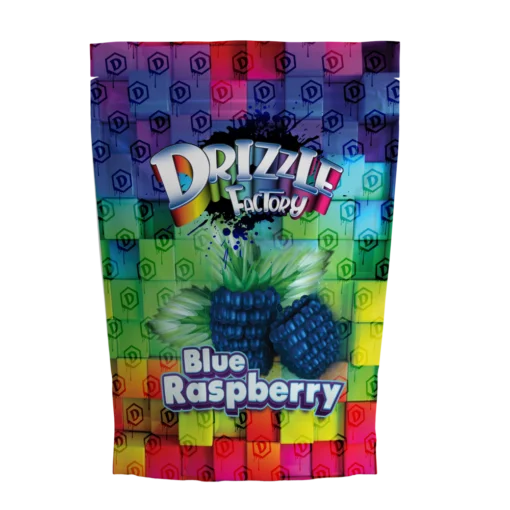 Drizzle Factory 1000MG Gummies Blue Raspberry