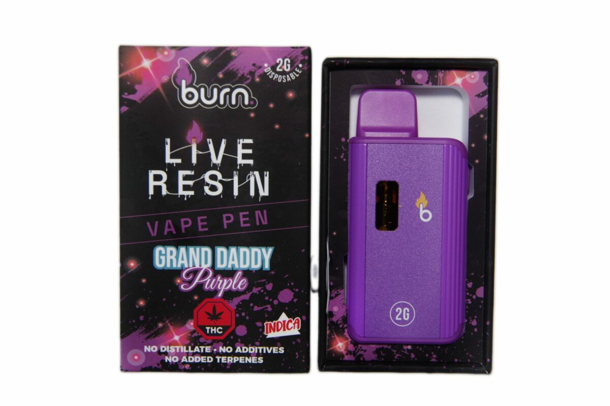 Burn Grand Daddy Purple Live Resin