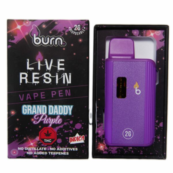 Burn Grand Daddy Purple Live Resin