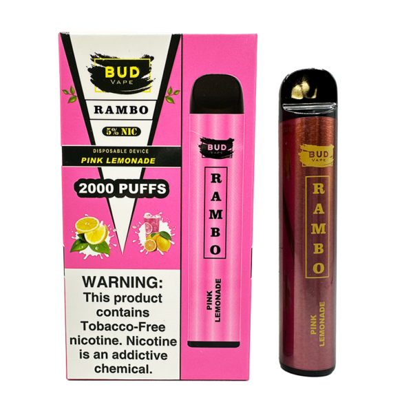 Bud Vape Rambo Pink Lemonade