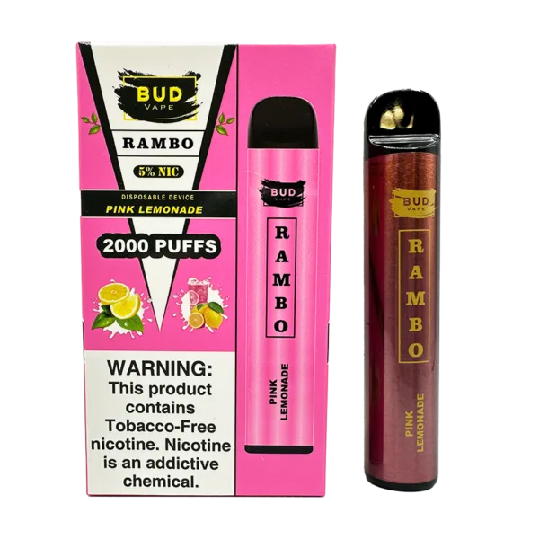 Bud Vape Rambo Pink Lemonade