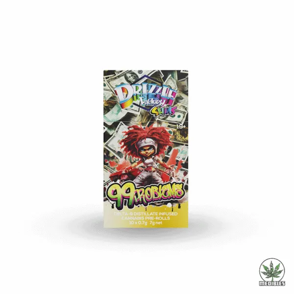Drizzle Factory Slims Delta-9 Distillate Infused Pre-Rolls