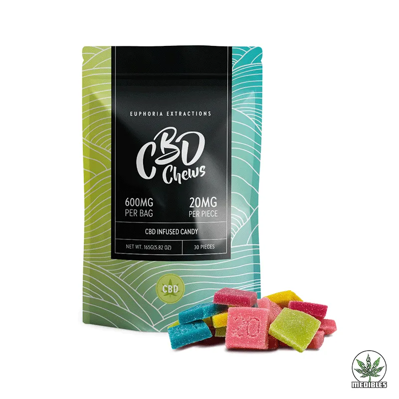 Euphoria Extractions 600MG CBD Chews