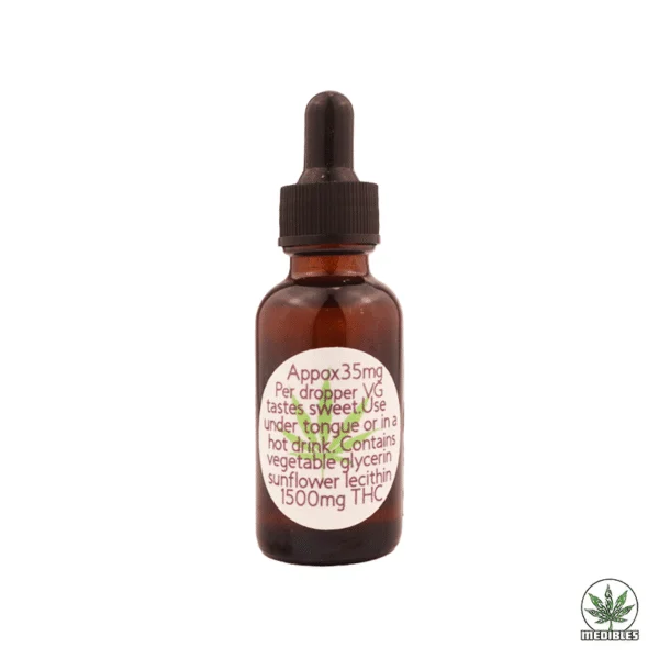 Mohawk Medibles Tincture THC 1500mg VG back