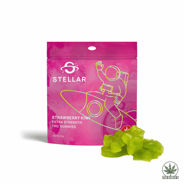 STELLAR THC STRAWBERRY KIWI GUMMIES