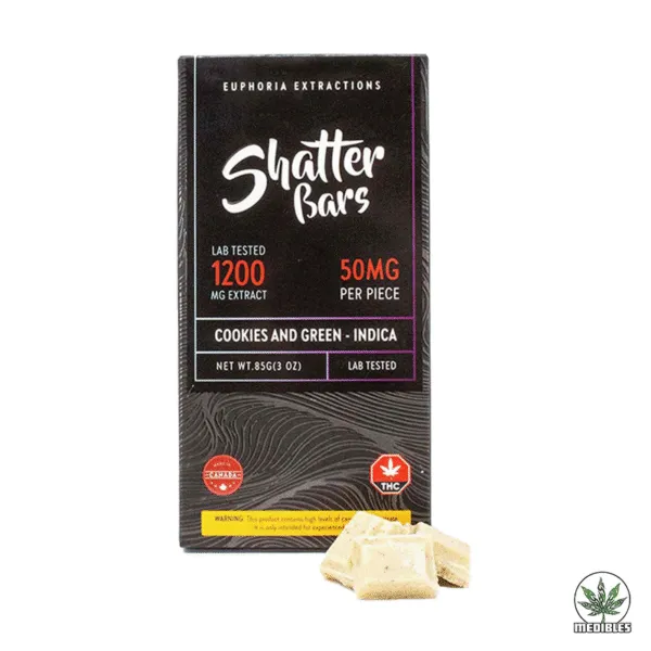 Euphoria Extractions Shatter Bars Indica