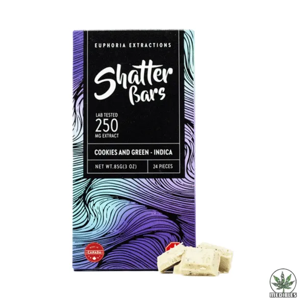 Euphoria Extractions Shatter Bars Indica