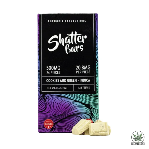 Euphoria Extractions Shatter Bars Indica