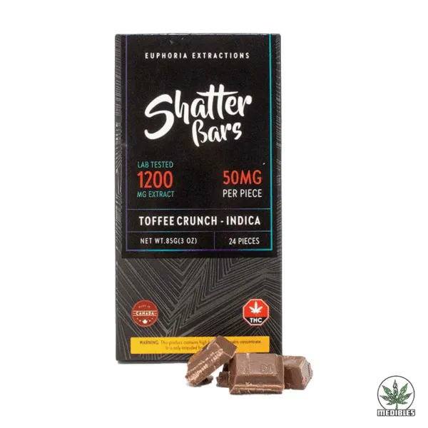 Euphoria Extractions Shatter Bars Indica