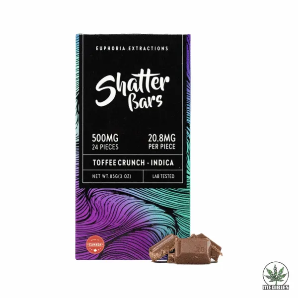 Euphoria Extractions Shatter Bars Indica