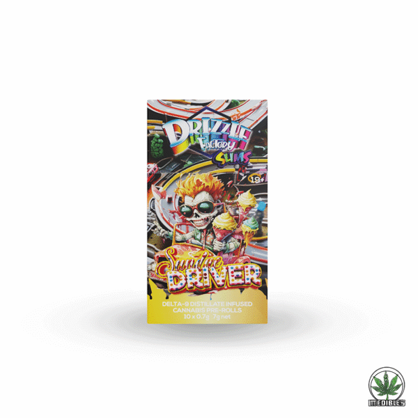 Drizzle Factory Slims Delta-9 Distillate Infused Pre-Rolls