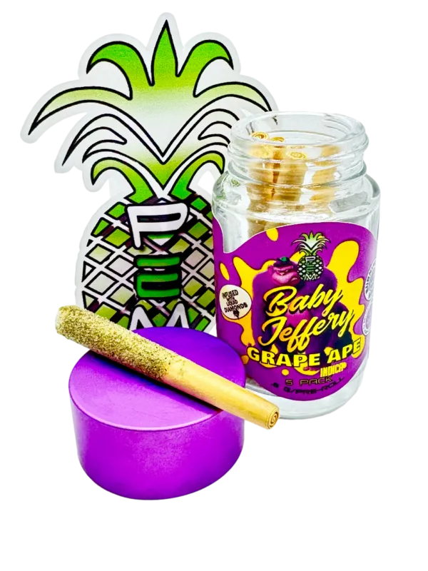 Pineapple Express Meds (PEM) Baby Jeffery Pre-Roll 5 Pack - Mohawk Medibles Canada