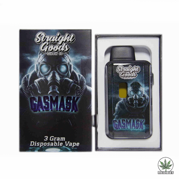 STRAIGHT GOODS Gas Mask 3G Disposable THC Vape | Mohawk Medibles