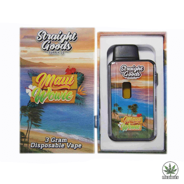 STRAIGHT GOODS Maui Wowie 3G Disposable THC Vape | Mohawk Medibles