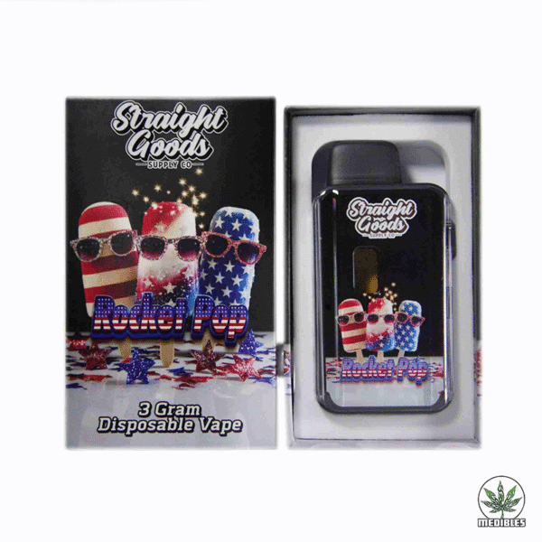 STRAIGHT GOODS Rocket Pop 3G Disposable THC Vape | Mohawk Medibles